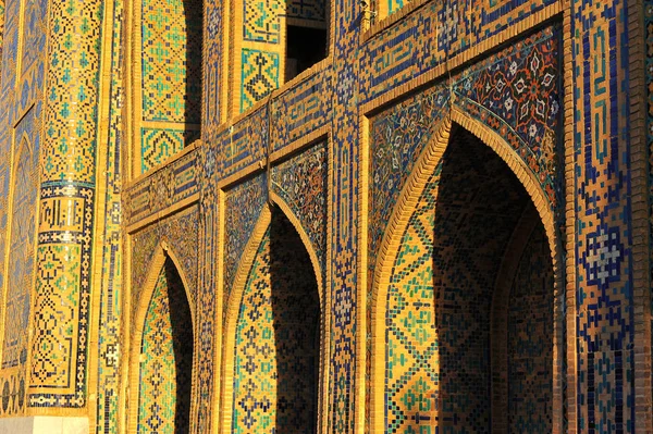 Samarkand: oblouky Registan — Stock fotografie