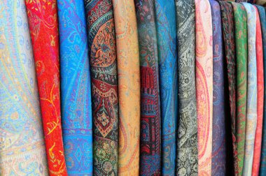 Renkli kumaş arka plan