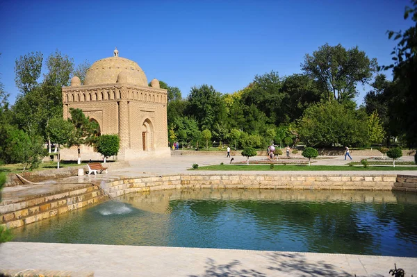 Bukhara Uzbequistão Samani Ismail Mausoléu — Fotografia de Stock