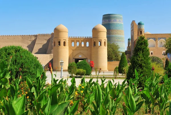 Khiva: casco antiguo medieval — Foto de Stock