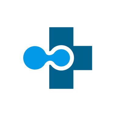 Tıbbi Teknoloji Simgesi, Logo Tasarım İlhamı - Vektör