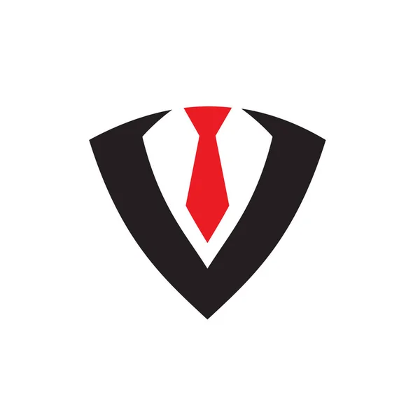 Suit Tie Tuxedo Business Worker Job Professional Icon Logo Vector — стоковий вектор