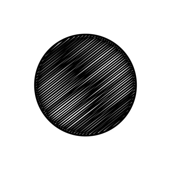 Abstrakter Circle Scribble Hintergrund Vektor — Stockvektor