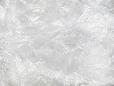 Tas kresek, beyaz plastiğin malzeme dokusu