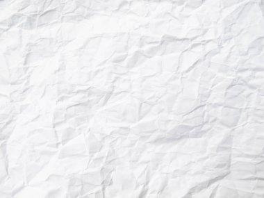 Buruşmuş beyaz kağıdın arkaplan dokusu