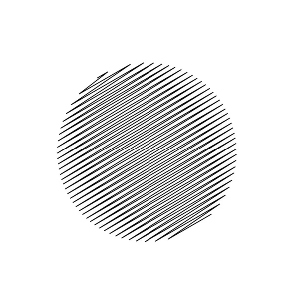 Vector Abstract Circle Scribble Hintergrund — Stockvektor