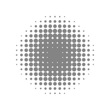 Gri Güzel Vektör Yarıton