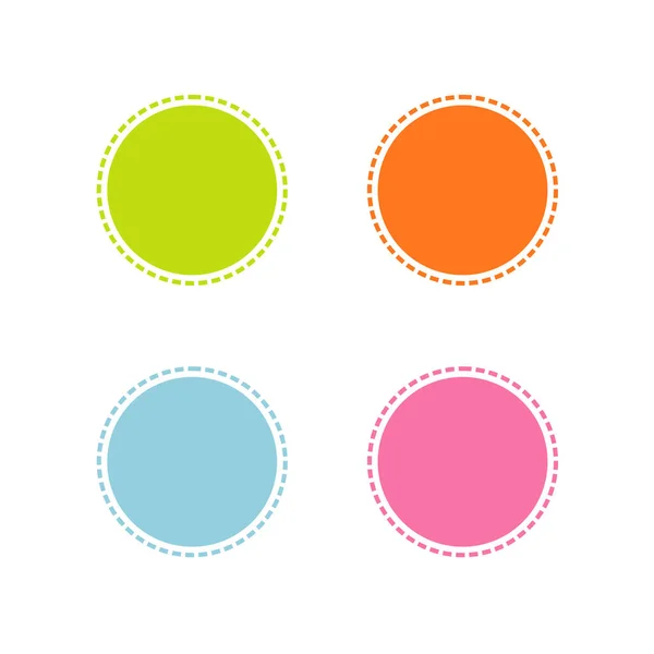 Разноцветная Круговая Порука Векторный Дизайн — стоковый вектор