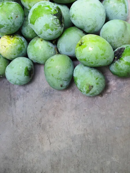 Harvesting Green Mango Asian Mango Fruit — Stock Photo, Image