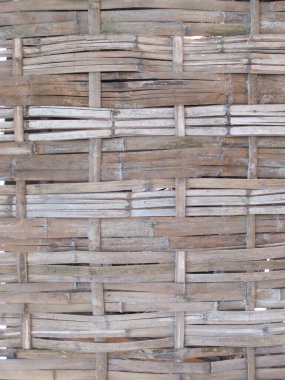 Asya Bambu Duvarı deseni, Kahverengi Örgü Bambu Duvarı