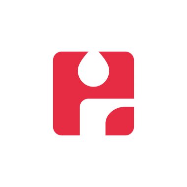 H harfi Mum ve Ateşli, Vektör Logosu Çizim Tasarımı