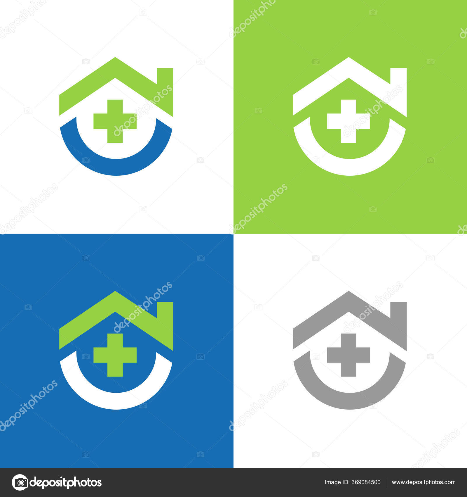 Home Clinic Logo Design Template Medical House Logo Health House Stock Vector Image By C Logomimi 369084500