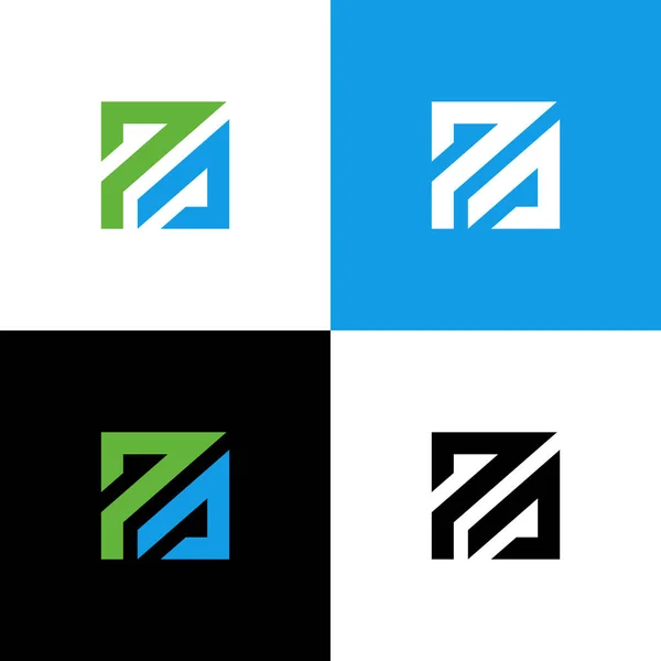 Diseño Inicial Del Logo Letra Tipografía Creativa Moderna Vector — Vector de stock