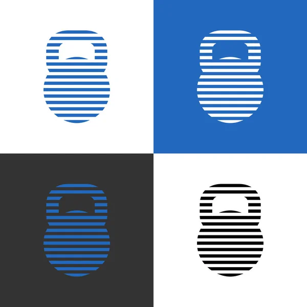 Абстрактний Значок Чайника Шаблон Дизайну Логотипу Тренажерного Залу Цифровий Фітнес — стоковий вектор