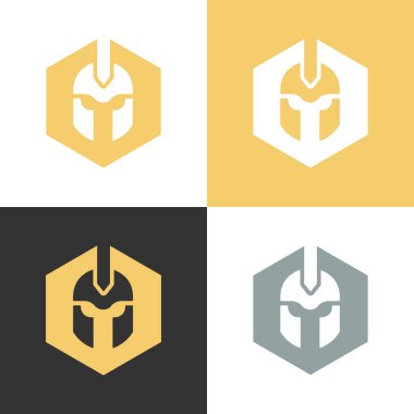 Roma savaşçısı miğferi logosu, Yunan Spartalı simgesi