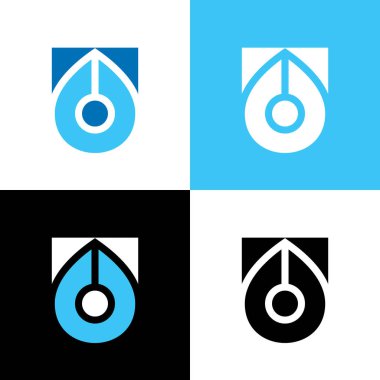 Yazarlar Kulübü logosu şablon elementleri, dolmakalem simgesi