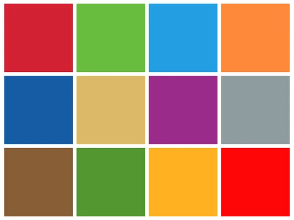 Farbpaletten Für Logo Design Einfache Logo Farbschemata — Stockvektor