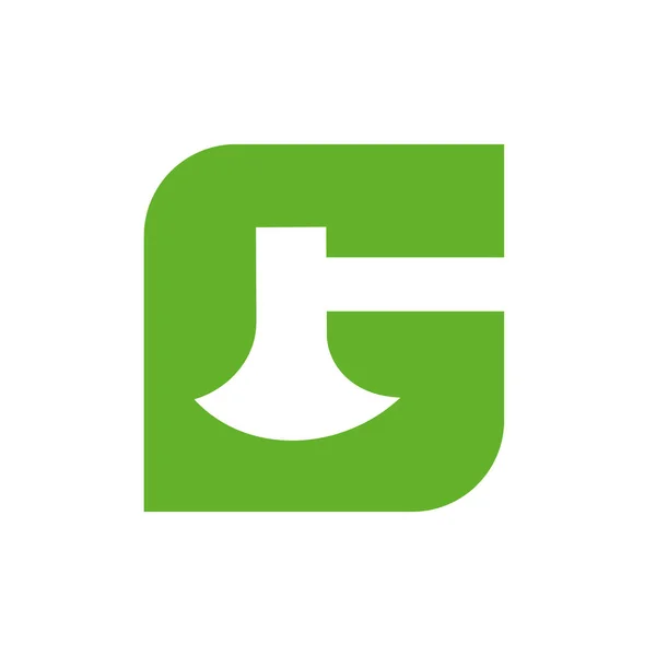 Initial Letter Axe Logo Icon Design Alphabet Symbol Vector — Stock Vector
