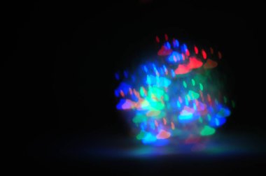 Bokeh of çelenk Önde gelen ampuller