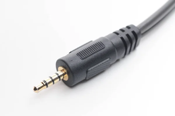 Audio Video Adapter Kabel Met Trrs Jack Naar Trs Connectoren — Stockfoto