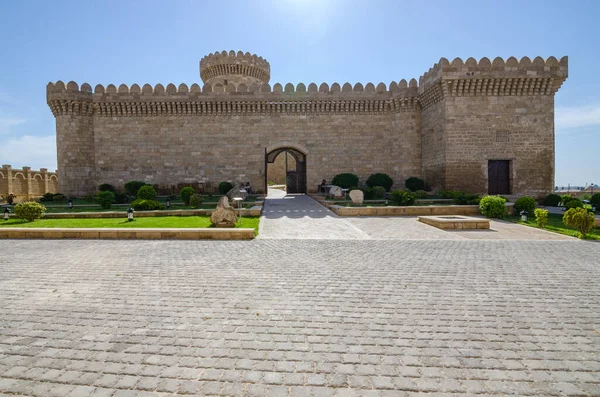 Antike Burg Und Museum Stadtrand Von Baku Dorf Gala — Stockfoto