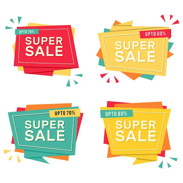 Başlık süper Satılık işareti vektör resmi