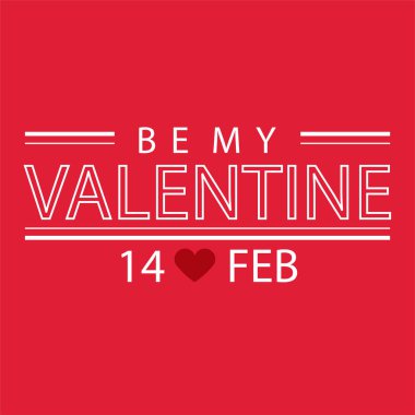 Sevgililer günü benim Sevgililer vektör görüntüsü gibi