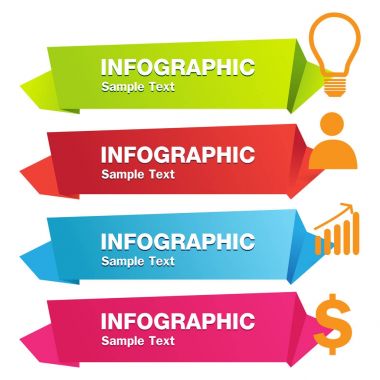 Öğe Infographic etiketi vektör görüntü