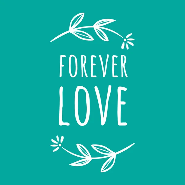 Casamento para sempre Amor Vector Imagem —  Vetores de Stock