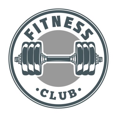 Fitness Club Logo vektör görüntü