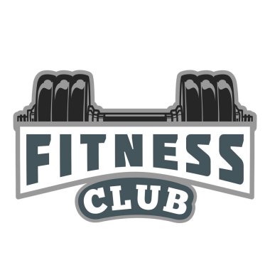 Fitness kas Logo vektör görüntü