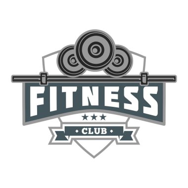 Fitness kalkan Club vektör görüntü