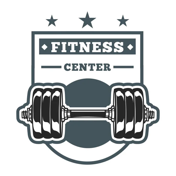 Fitness Center Logo Vector Image — Stock Vector