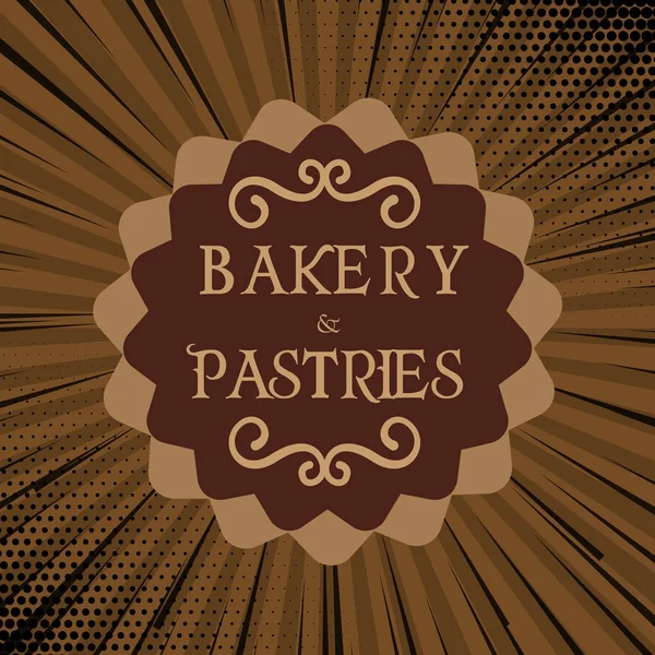 Пекарня и кондитерские изделия — стоковый вектор