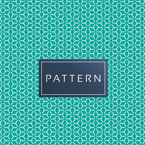 最小限の Rhombuse パターン緑の背景ベクトル画像 — ストックベクタ