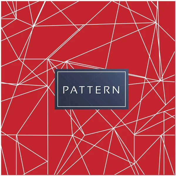 幾何学的なモダンなシームレスな赤背景ベクトル画像 — ストックベクタ