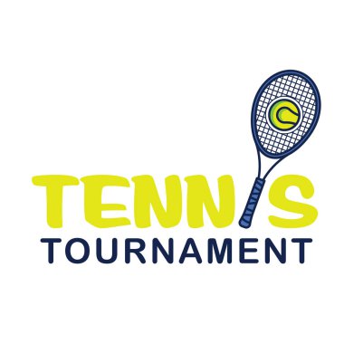 Spor Tenis Turnuvası Tenis arka plan vektör görüntü