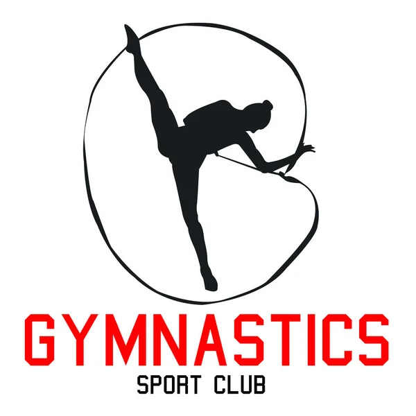 Sport Gymnastique Sport Club Fond Image Vectorielle — Image vectorielle