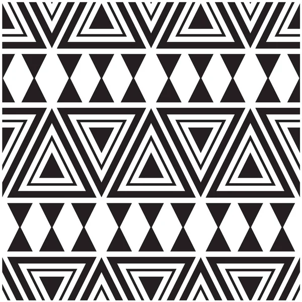 Image Vectorielle Abstraite Motif Triangle Noir Blanc — Image vectorielle