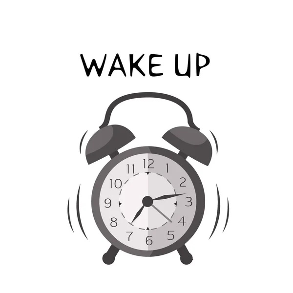 Wake Alarm Clock Background Vector Image — Stock Vector