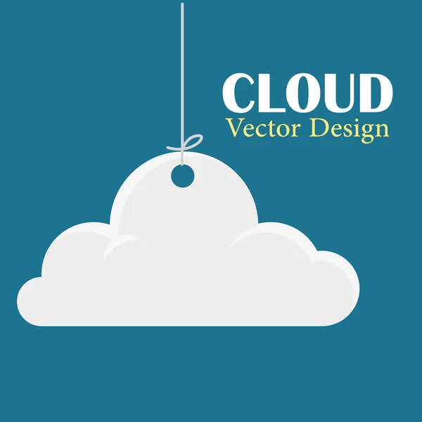 ปแบบการออกแบบเวกเตอร เมฆ แขวนเมฆ นหล าเง นเข — ภาพเวกเตอร์สต็อก