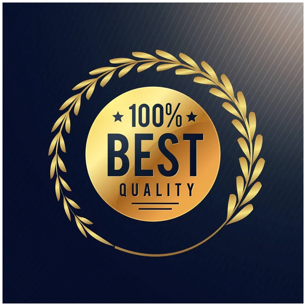 100 Beste Qualität Gold Glas Ring Kreis Rahmen Hintergrund Vektor — Stockvektor