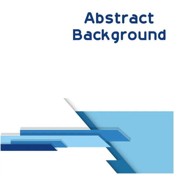 Abstrakt Modern Blå Färg Vit Bakgrund Vector Image — Stock vektor