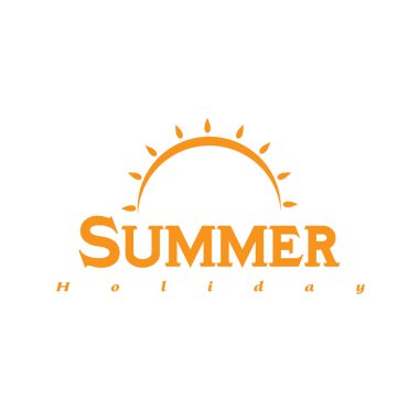 Yaz tatili Sun Rise arka plan vektör görüntü