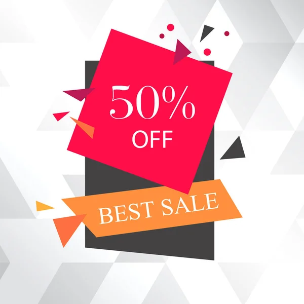 Best Sale White Background Vector Image — Stock Vector