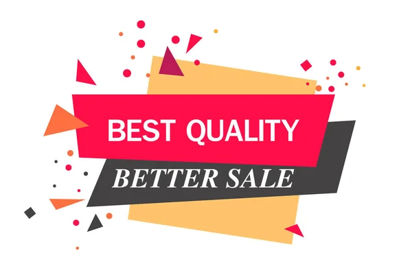 Beste Qualität Besserer Verkauf Weißen Hintergrund Vektor Bild — Stockvektor
