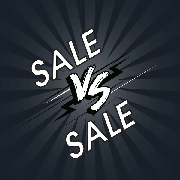 Verkauf Verkauf Schwarzer Hintergrund Vektor Bild — Stockvektor