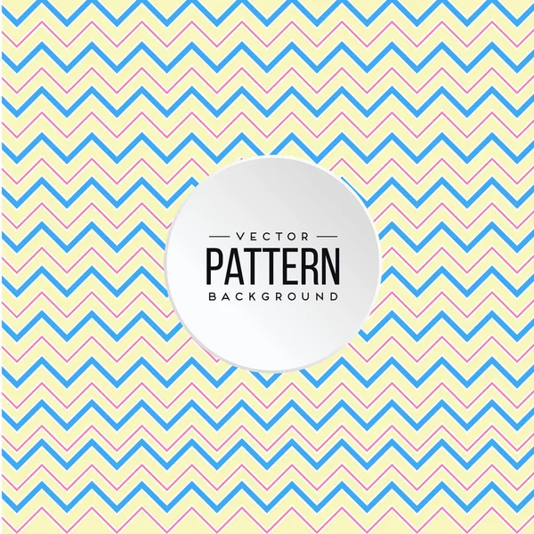 Zigzag Patty Blue Pink Yellow Line Background Vector Image — стоковый вектор
