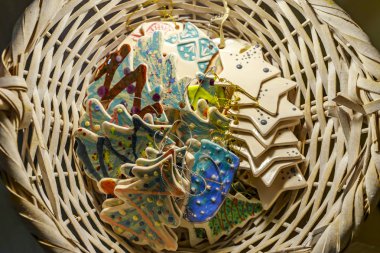 El yapımı Noel ağacı oyuncakları