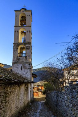 Eski Bulgar köyü Kovaçevitsa 'nın sokak manzarası